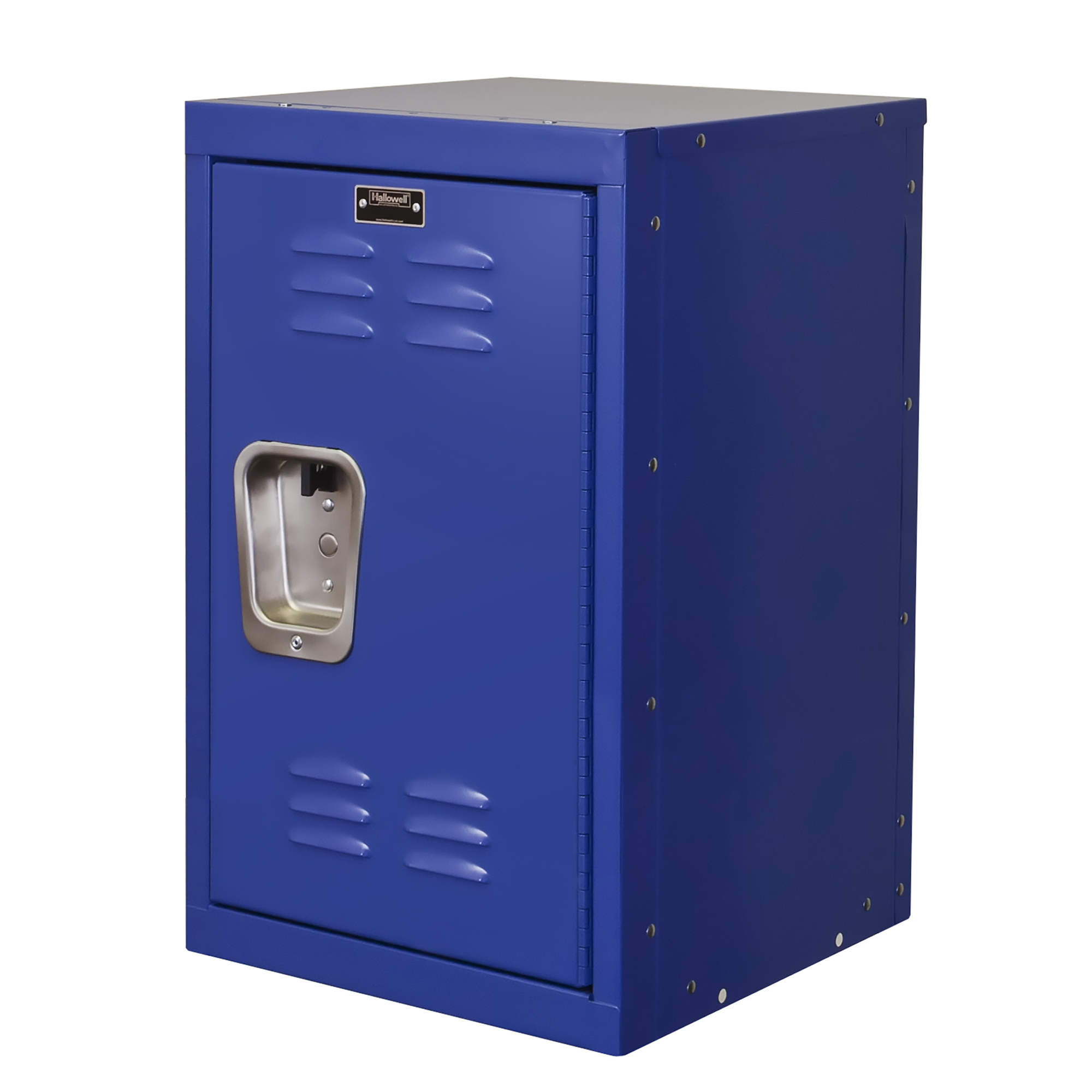 Hallowell, Kid Mini Locker, Height 24 in, Width 15 in, Color Blue, Model# HKL1515(24)-1GS